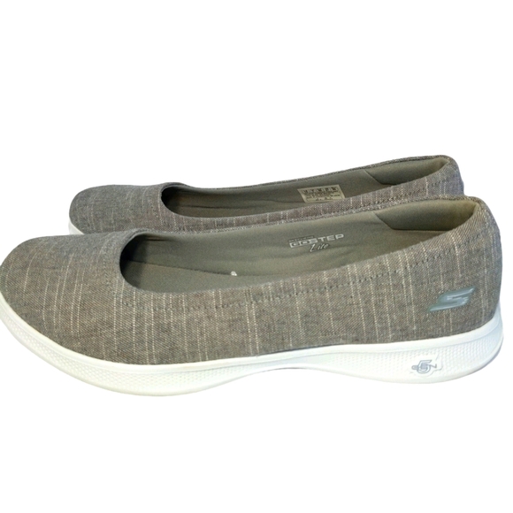 Skechers Goga Max GoStep Lite Gray Women's 10 - Picture 2 of 8